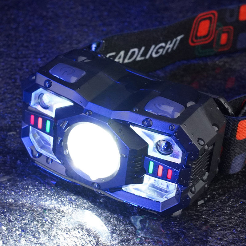 Multifunctional Rechargeable Intelligent Sensor Adjustable Headlamp