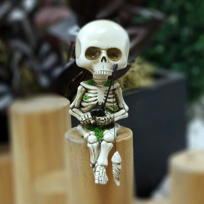 🔥BUY 2 GET 10% OFF💝Fishing Skeleton Garden Accessory💀