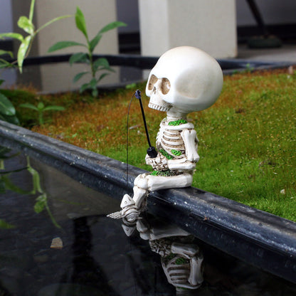 🔥BUY 2 GET 10% OFF💝Fishing Skeleton Garden Accessory💀