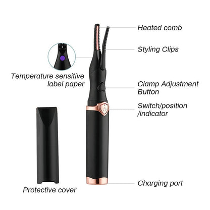 💥 Daily Sales of 4200+ Electric Eyelash Curler for Instant Glam ✨ Blink & Dazzle! 👁️