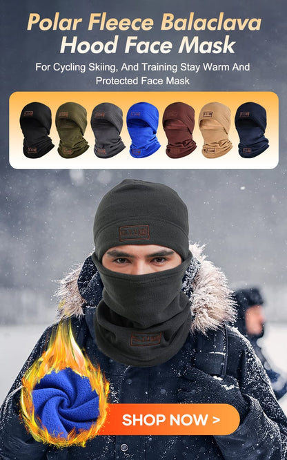 🔥Essential for winter cold 80% Off❄🎁- Polar Fleece Balaclava Hood Face Mask