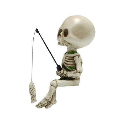 🔥BUY 2 GET 10% OFF💝Fishing Skeleton Garden Accessory💀