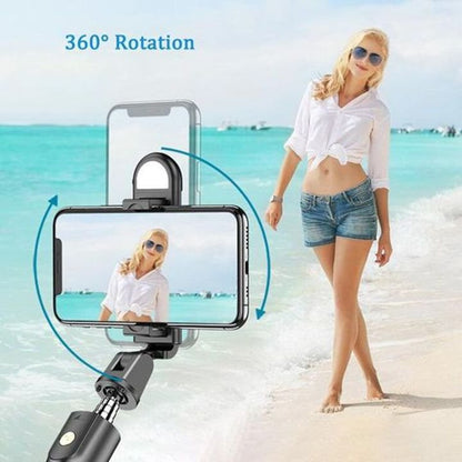 6 in 1 Wireless Bluetooth Foldable Selfie Stick