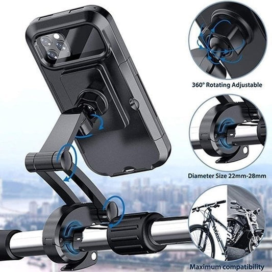 🔥Last 1% of stock sold at half price🔥Waterproof Bicycle & Motorcycle Phone Holder