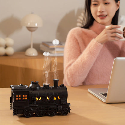 🔥50% discount and free shipping 🔥Nostalgic train-shaped scented humidifier