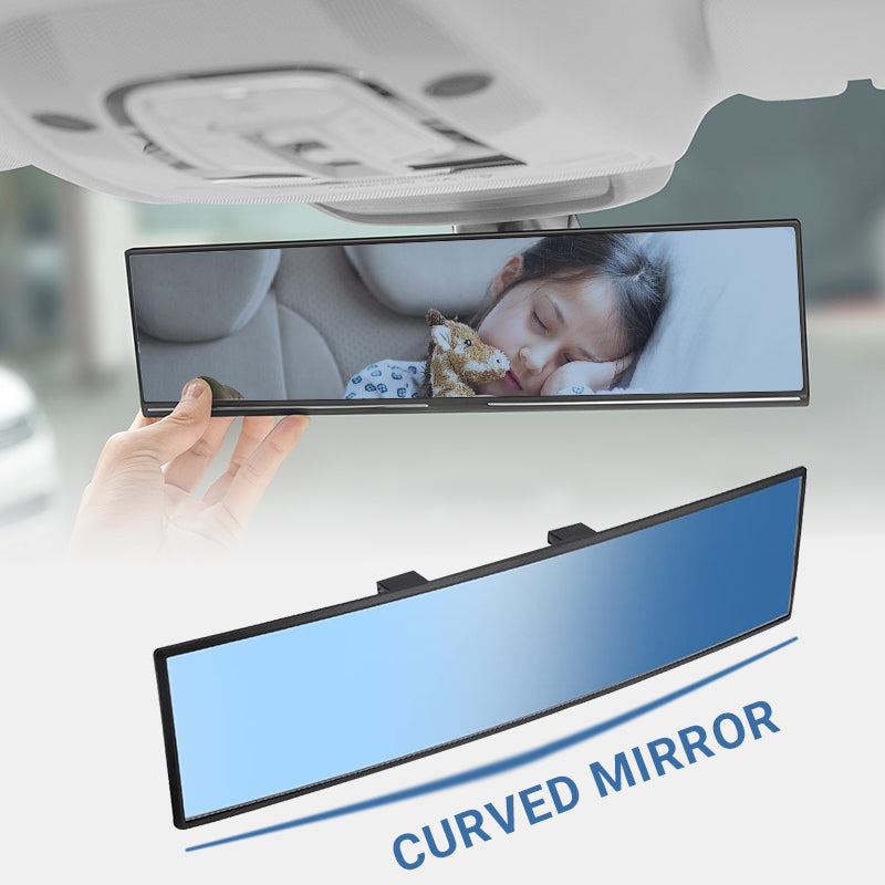 Wide Car Curved Rear View Mirror