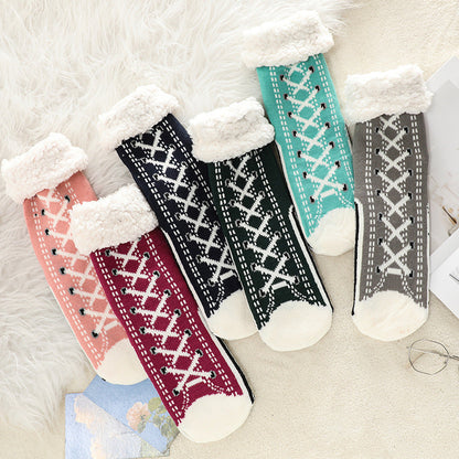 🔥CHRISTMAS HOT SALE🔥Ultra-thick Cashmere Slipper Home SocksUltra-thick Warm Home Socks