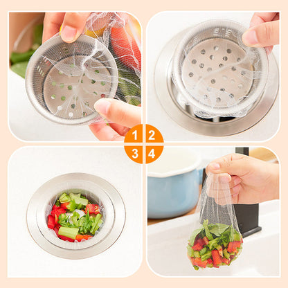 100PCS Disposable Sink Strainer Bag